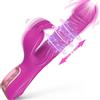 Generic Sex Toys G Spot Vibrator - Adult Toy G-Spot Vibrators Dildo Clitoral Stimulator per donne, 7 modalità vibranti e 7 oscillanti con spinta, perline di scorrimento e orecchie di coniglio
