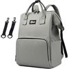 Bestele Zaini Fasciatoio, Borsa Fasciatoio con Tasche Termiche Multifunzione Grande Capacità, Zaino Fasciatoio Unisex per Mamma e Papà con Scomparti con Ganci