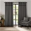 Catherine Lansfield Melville - Tende foderate con occhielli, 168 x 137 cm, due pannelli, colore: Grigio