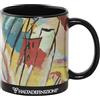 Franco Cosimo Panini Halta Definizione - Mug, Tazza in Ceramica Stampata con un'Opera d'Arte di Kandinsky, Include un'Elegante Confezione Regalo, Capacità 325 ml, F.to 9,5H x 8 Diametro cm