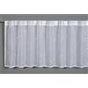 Gardinia Sehlbach Tenda bistrot in voile con stampa in lamina, Bianco, 140 x 45 cm, Design senza tempo, Tessuto trasparente, Protazione privacy, Facile da applicare, Certificato Oeko-Tex