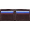 DUDU Portafoglio Uomo Blocco RFID in Pelle Schermato Piccolo da Tasca con slot Porta Carte di Credito Burgundy scuro
