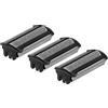 vhbw 3x testina di ricambio compatibile con Philips Click & Style S500/700 BG2024, BG2025, BG2026, BG2026/15 rasoio elettrico