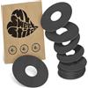 MySweetStitch - 10 x FreeStyle Libre 3 cerotti sensore, Ringpatch Ø 60mm, interno Ø 20mm, cerotto impermeabile, traspirante, delicato sulla pelle, Nero