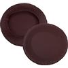 PATIKIL 9,5 Sbarra Rotonda Sgabello Rivestimento, 2pz Lavabile Elastico Sgabello Cuscino Rivestimento per Diametro 11-16 Sedia, Marrone