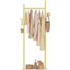 GUOHNHE Appendiabiti Ingresso Grande in Metallo, 50x30x175cm, Giallo Dorato