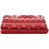 HomeLife Telo Copridivano Fantasia Rossa [160X280] Made in Italy | Telo Copritutto ideale come Copriletto Singolo Cotone/Coperta Cotone Leggera Letto Singolo | Plaid singolo per divano/penisola