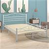 Homgoday Letto Moderno Struttura,Rete a Doghe con 17 Doghe 80x200 cm,Letto Moderno Struttura,Letto Giroletto Telaio,Letto Struttura,Telaio per Camere da Letto