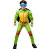 Rubie's Rubies Costume Tartaruga Ninja 4 in 1 per bambini e bambine, Tuta con guscio, 4 antifaccia e 4 cinture con logo, licenza ufficiale Ninja Turtles per Carnevale, Halloween, feste e compleanni