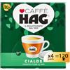 Hag - Caffè in Cialde ESE Decaffeinato - 30 cialde - Miscela Espresso per Macchina Portafiltro Monodose - Caratterizzato da un Aroma e Gusto Delicati