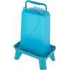 Kerbl Hobbyfarming mangiatoia Automatica con Piedini, 5,5 l, Blu, 19,5 x 28,5 x 39,5 cm, mangiatoia per pollame, distributore di mangime, plastica, pollame