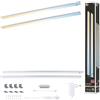 Paulmann 98617 Lampada sottopensile LED Inline set da 2 2x6W 550x26mm 2x500lm 24V cromo opaco Tunable White