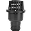 Fafeicy Valvola di Fondo PVC Nero 2,5 Pollici, Valvola di Ritegno Unidirezionale Bassa Pressione per Pompa Acqua Giardino Irrigazione Serbatoio