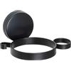 WENKO Porta asciugacapelli Pavia colore Nero Static-Loc Plus con porta pett KbL6