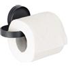 WENKO Portarotolo carta igienica Pavia colore Nero Static-Loc Plus, portaro xs7t