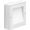 LOMBARDO Applique LED da parete per esterni bianco RAL 9010 4000K IP54 6W 375 lm CRI>80 Lombardo LL121000N [18131000]