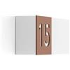 LOMBARDO Applique LED da parete per esterni corten 3000K IP65 10W 484 lm CRI>80 Lombardo LN1160053 [18131000]