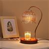 Paryou Lampada per Candele con Regolatore di Intensità - Lampada Elettrica per Candele con Timer per Candele in Vaso, Candele Profumate con 2 Lampadine