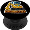 I Dig Kindergarten Excavator Boys Produc I Dig Kindergarten Escavatore Macchine edili Ragazzi PopSockets PopGrip Adesivo