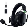 Razer BlackShark V3 XBOX S|X - Cuffie wireless per eSport - Driver TriForce da 50 mm - Microfono a banda larga rimovibile - HyperSpeed 2,4 GHz e Bluetooth - Audio surround - Xbox/PC | Nero
