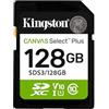 Kingston Canvas Select Plus Scheda di memoria SD 128GB SDXC Gen3 150MB/s C10 UHS-I U1 V10 - SDS3/128GB