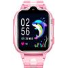 DCU TECNOLOGIC - Smartwatch per bambini - Posizionamento GPS - Videochiamate - Touch Screen - Compatibile con dispositivi iOS e Android - Colore: Rosa