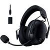 Razer BlackShark V3 Pro - Cuffie wireless ANC da esport - Cancellazione attiva - Driver 50mm - Microfono HyperClear rimovibile - Wireless 2,4 GHz & Bluetooth - FPS - PC/Mac | Nero