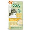 Oasy Cat Snack Creamy Mousse di Pollo - Confezione Da 4×15 Gr