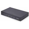 StarTech.com Switch KM a 4 porte con commutazione del mouse, switcher USB per ta