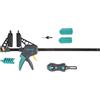 wolfcraft Set Costruzione Terrazzi, Morsetto e Guida per Posa Terrazzo