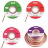 MHYMX 3 m di saldatura, set di 4 pezzi di saldatura, filo dissaldante in rame, senza saldatura, 2 mm, 2,5 mm, 3 mm, 3,5 mm, rimozione dello stagno di saldatura per smontare componenti elettrici