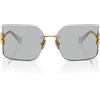 Miu Miu Occhiali da Sole MU54YS 5AK30B Oro/Grigio Chiaro Donna