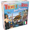 Asmodee - Ticket to Ride San Francisco - Gioco da Tavolo - Esplora la Città Dorata della Pace e dell'Amore - Gioco di Strategia per Famiglie e Amici - 2-4 Giocatori, 8+ Anni, Edizione in Italiano