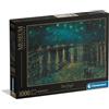 Clementoni - Puzzle Van Gogh 1000 Pezzi Arte, per Adulti e Ragazzi, Museum Collection, Tema Notte Stellata sul Rodano, con Poster Incluso, Compact Box, Idea Regalo Made in Italy, 70x50 cm, 37089