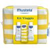 LAB.EXPANSCIENCE ITALIA Srl MUSTELA KIT VIAGGIO: Latte solare bimbi SPF50+ 40ml + Detergente corpo capelli 100ml + Latte corpo idratante 100ml