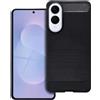 BCASE CUSTODIA B-CASE TPU SILICONE COVER CASE PER SAMSUNG GALAXY S25 EDGE 5G CARBON METAL BLACK