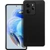 BREEZY CUSTODIA BACK COVER SHELL RIGIDA ANTISCIVOLO TRAFORATA PER XIAOMI REDMI NOTE 14 4G BLACK