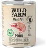 WILD FARM Pate Pork 800g cibo per cani senza glutine