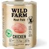 WILD FARM Pate Chicken 800g cibo per cani senza glutine