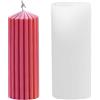 VITRY FRERES Unbranded Stampo Cilindrico per Candele Fai da Te in Silicone