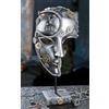Casablanca modernes Design Casablanca - Scultura decorativa per il viso, maschera steampunk, in resina, colore: sillaba, decorazione soggiorno, altezza 35,5 cm