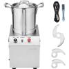 VEVOR Robot da Cucina Tritatutto per Verdure, Robot da Cucina in Acciaio Inox per Uso Alimentare 4 Litri 2 Lame Extra Curve a S, Tritatutto Multifunzionale da Cucina per Alimenti Verdure, Frutta