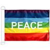 AZ FLAG Bandiera Nautica Arcobaleno Pace 45x30 cm Anelli Plastica