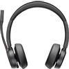 Poly Voyager 4320-M Auricolare Wireless Bluetooth Stereo Nero per Microsoft Teams