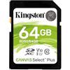 Kingston Canvas Select Plus SD - SDS2/64GB Class 10 UHS-I