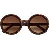 OKKIA Occhiale Da Sole Donna Tondo Monica Havana