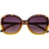 OKKIA Occhiale Da Sole Donna Butterfly Anna Havana Gial.