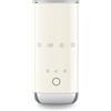 Smeg, Montalatte Elettrico MFF02CREU, 3 Funzioni Bevanda, Frusta Removibile, Rivestimento Ceramico Antiaderente, 500 W, Crema