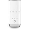 Smeg, Montalatte Elettrico MFF02WHEU, 3 Funzioni Bevanda, Frusta Removibile, Rivestimento Ceramico Antiaderente, 500 W, Bianco