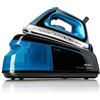 HAEGER White Steam - Centro stiratura 2200 W, 3,5 bar, Vapore 80 g/min, caldaia ferro da stiro (Blue)